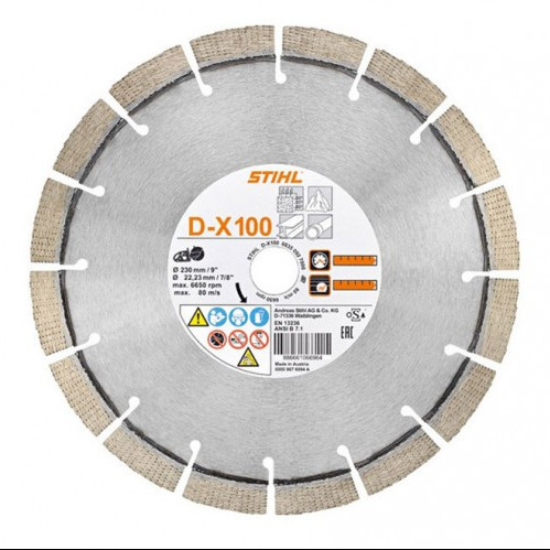 STIHL Diamantový rozbrusovací kotúč X100 pre TSA 230 STIHL Diamantový rozbrusovací kotúč X100 pre TSA 230