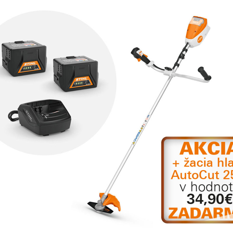 Akumulátorový krovinorez STIHL FSA 80, set s 2x AK 30