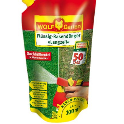WOLF-Garten LL 100 R TEKUTÉ HNOJIVO DLHODOBÉ , NÁPLŇ 1 L, ÚČINOK DO 50 DNÍ