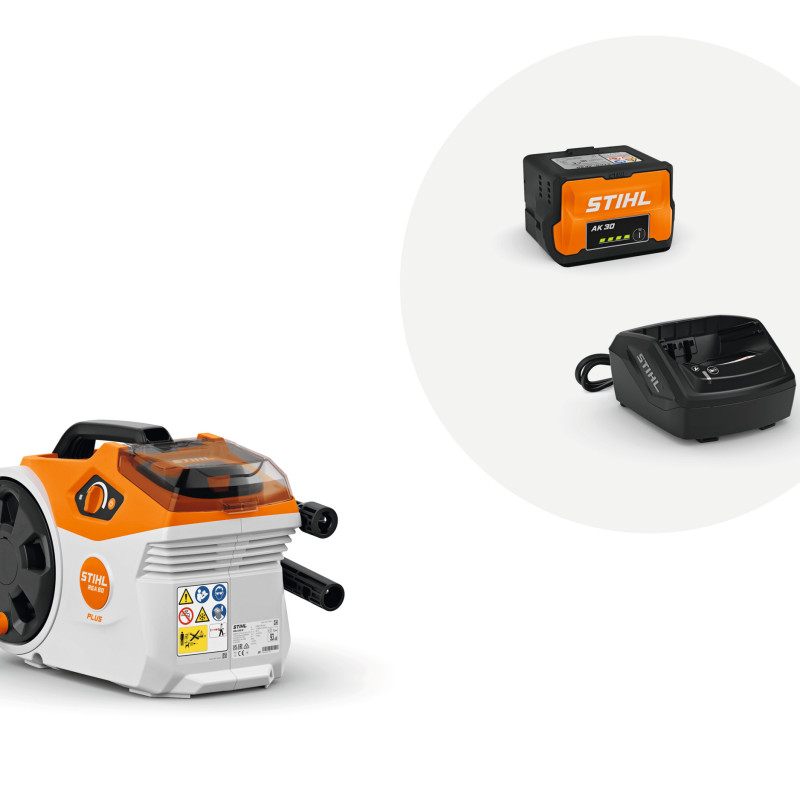 Akumulátorový vysokotlakový čistič STIHL REA 60 set s 1 x AK 30 S