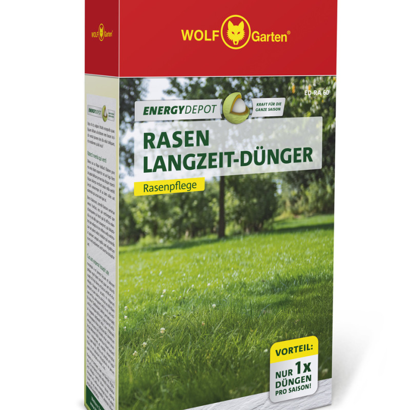 WOLF-Garten ED-RA 60 D/A ENERGY DEPOT DLHODOBÉ HNOJIVO NA TRÁVNIK 60M² WOLF-Garten ED-RA 60 D/A ENERGY DEPOT DLHODOBÉ HNOJIVO NA TRÁVNIK 60M²