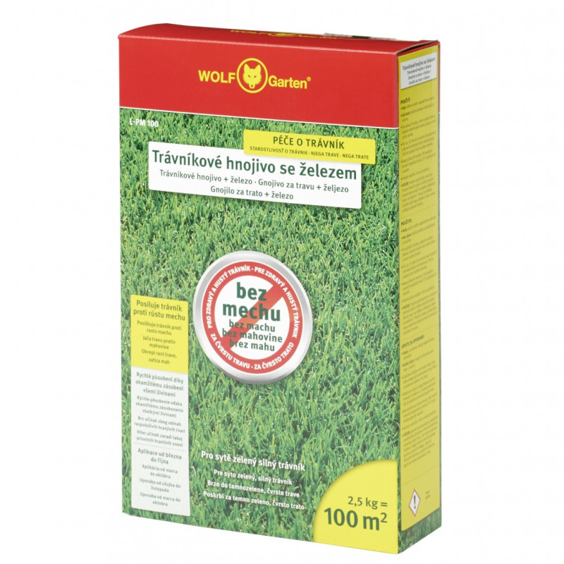 Hnojivo na trávnik WOLF-Garten LP-M 100 Hnojivo na trávnik WOLF-Garten LP-M 100